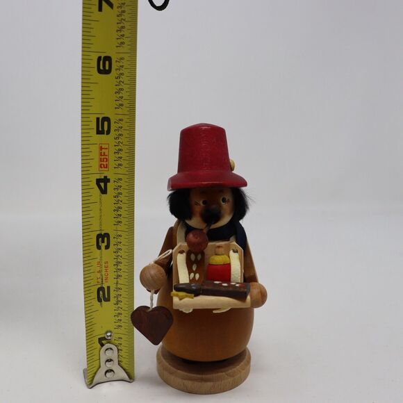 Straco 5.5” Solid Wood Nutcracker Old Man Smoker w/Bottle Germany GMBH - Picture 6 of 6